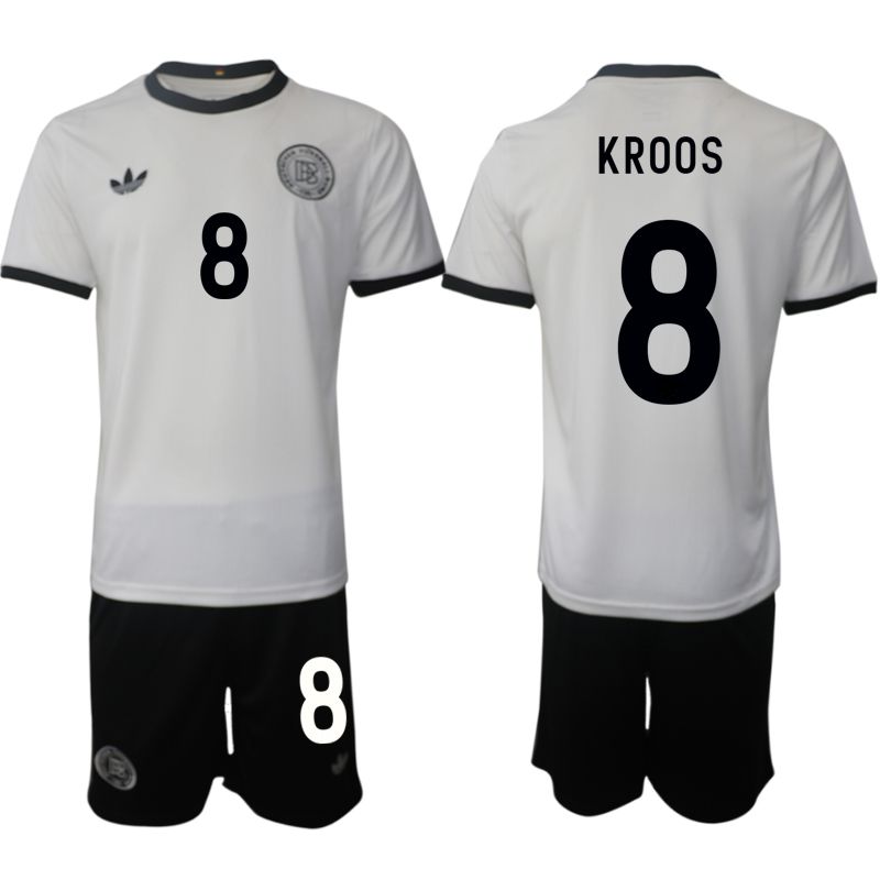 Men 2025-2026 Season Germany home white 8 Soccer Jerseys